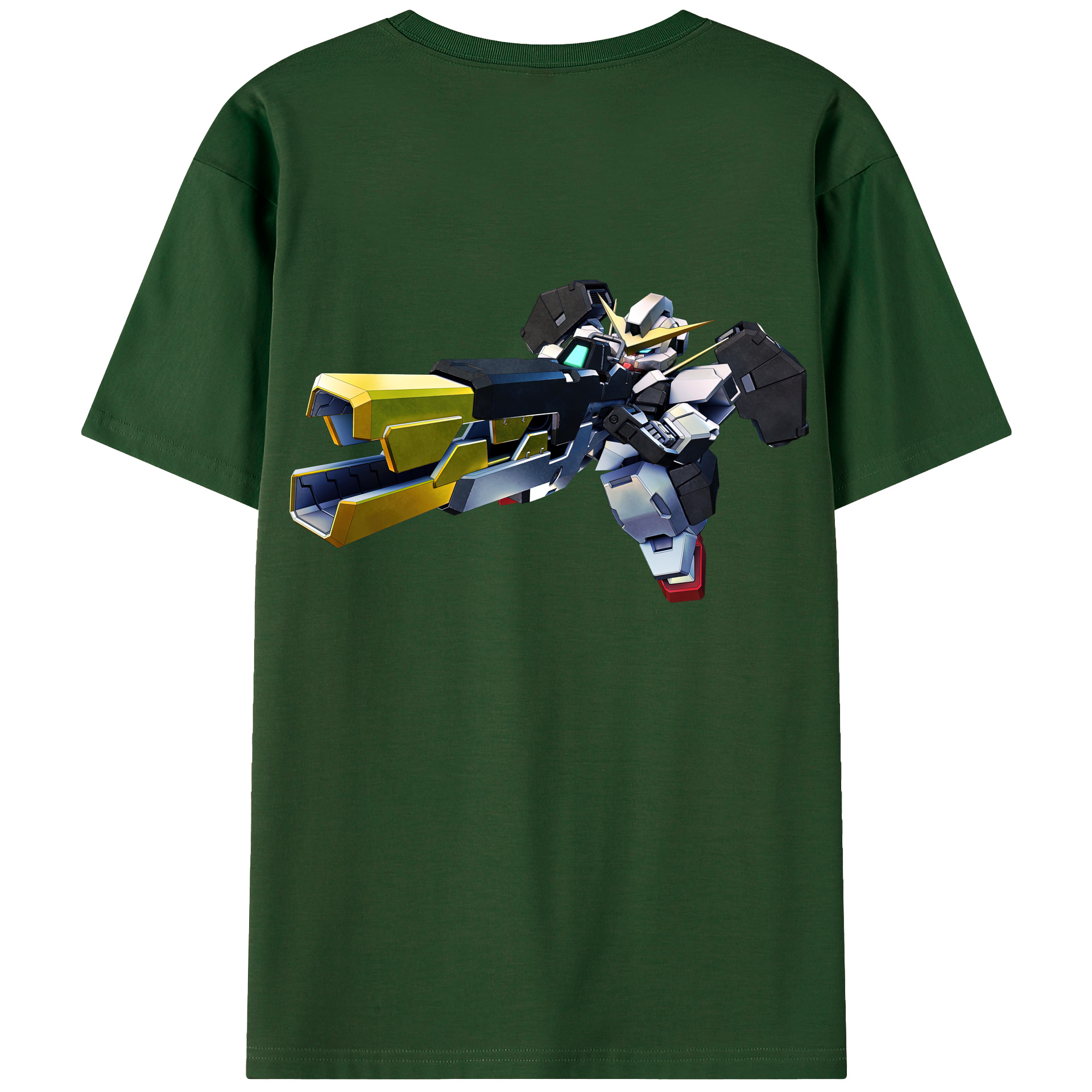 （画像用） 機動戦士ガンダム Mobile Suit Gundam 綿100％半袖Tシャツ（背面プリント）